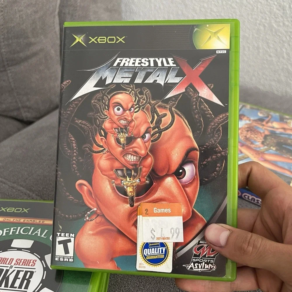 Lot of 7 Original Xbox Games For Parts or Not Working - Scratches Read
